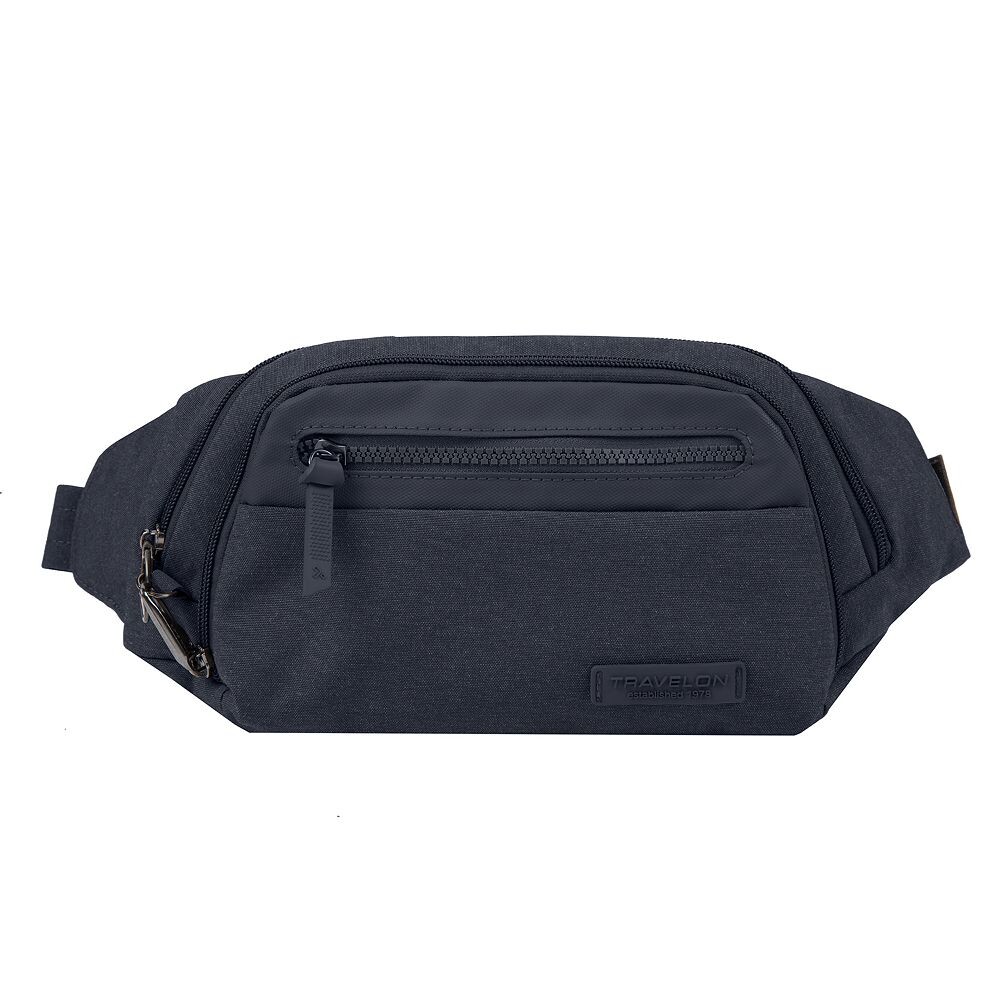 

Поясная сумка TRAVELON с защитой от кражи Metro Travelon, цвет Navy Heather, Синий, Поясная сумка TRAVELON с защитой от кражи Metro Travelon, цвет Navy Heather