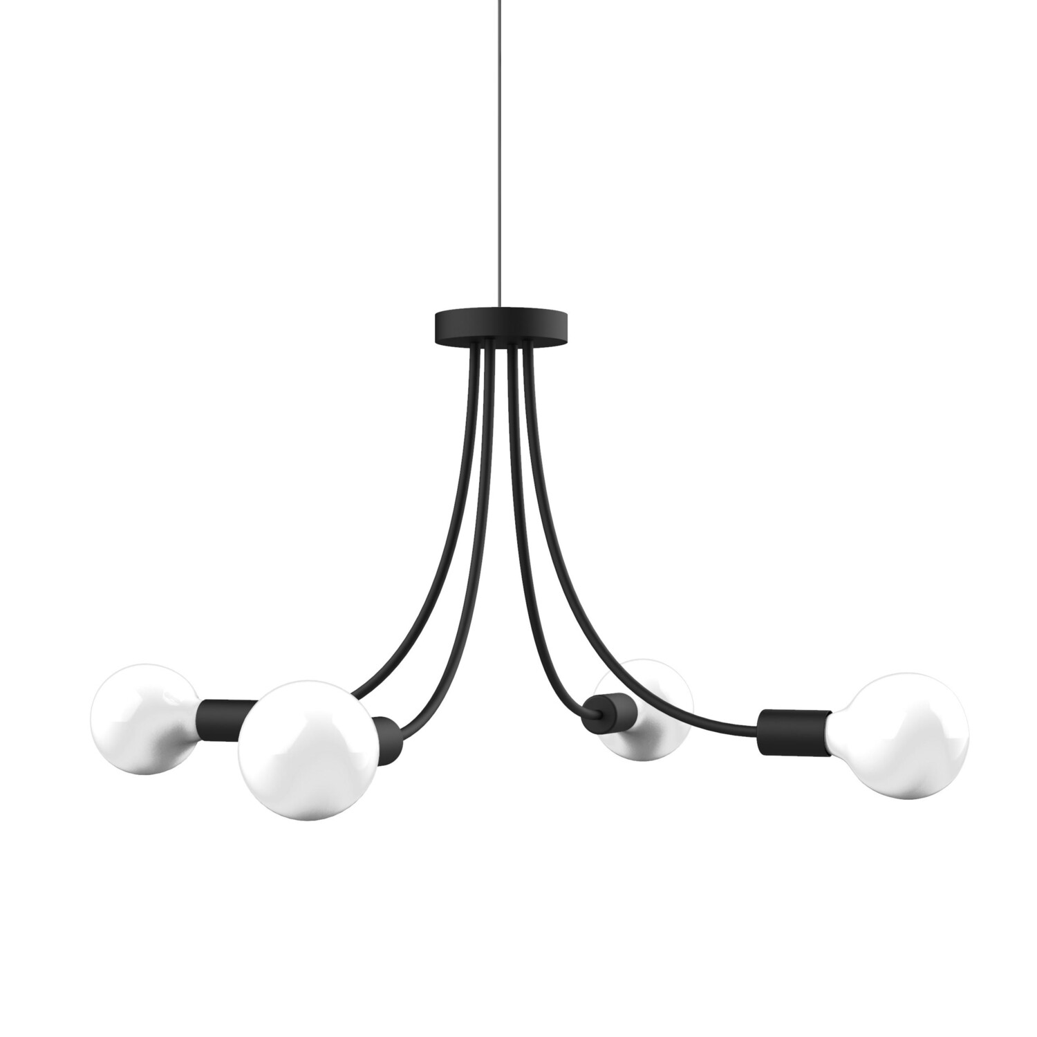 

Подвесной светильник Lumicom, 60x60x40 см, черный