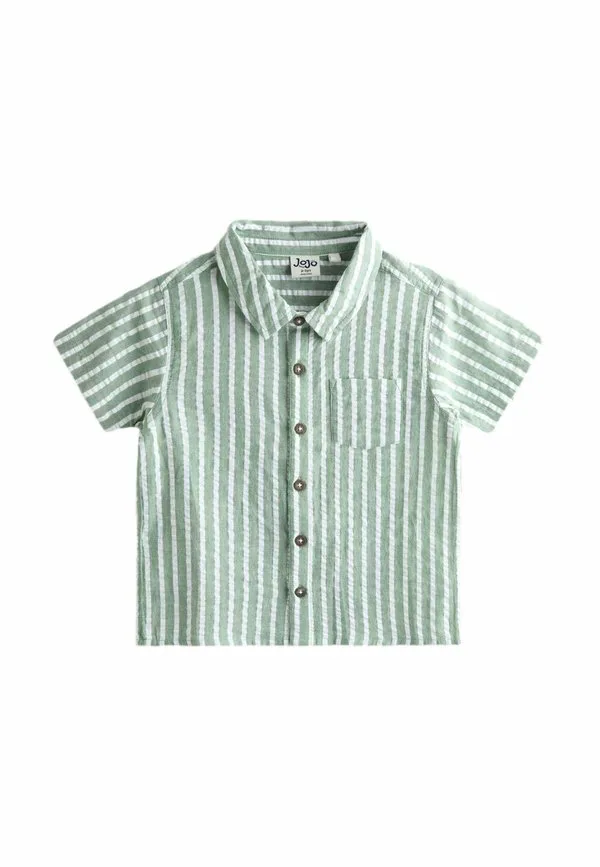 Полосатая рубашка стандартного кроя Jojo Maman Bébé, Green