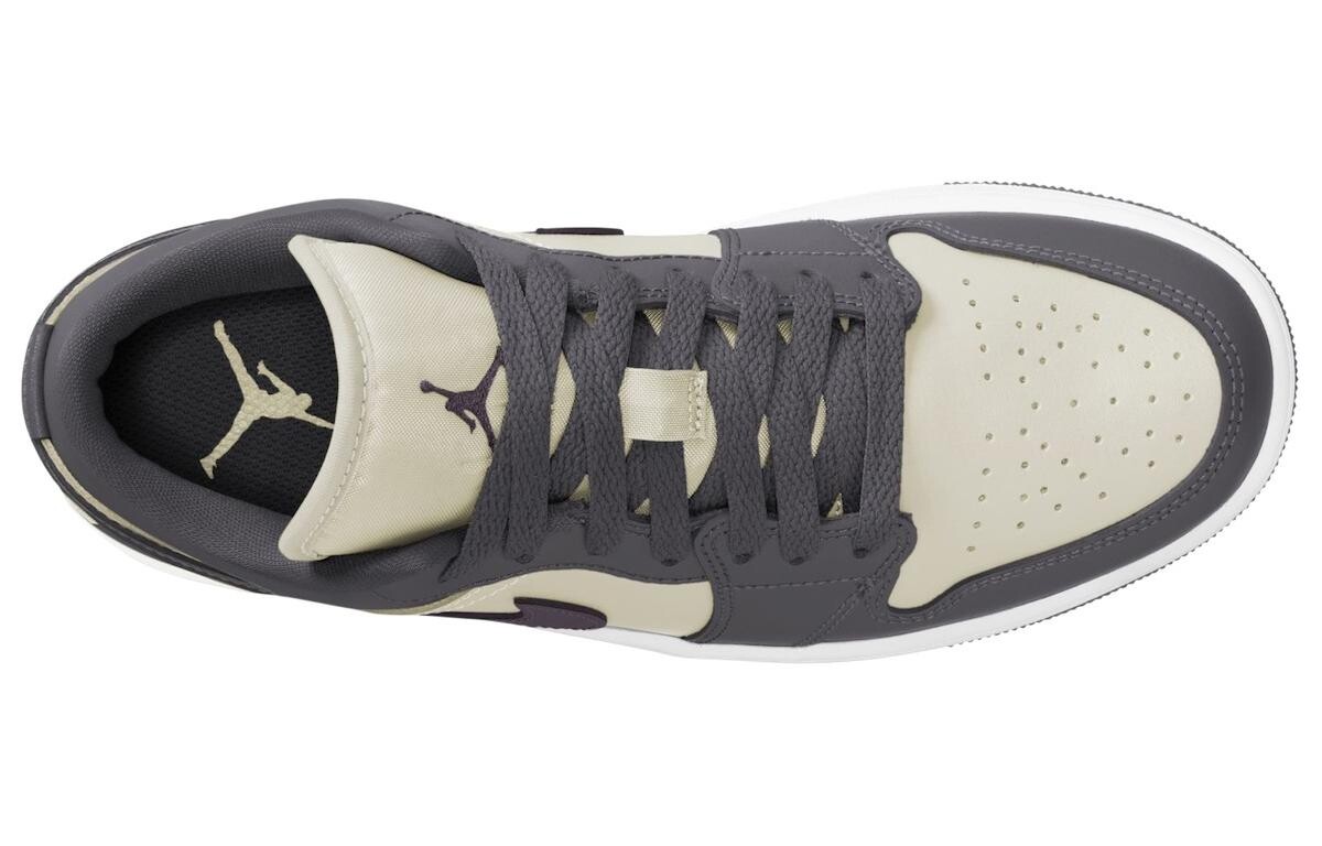 Jordan Air Jordan 1 винтажные баскетбольные кроссовки женские, Темно-серый — фото 3