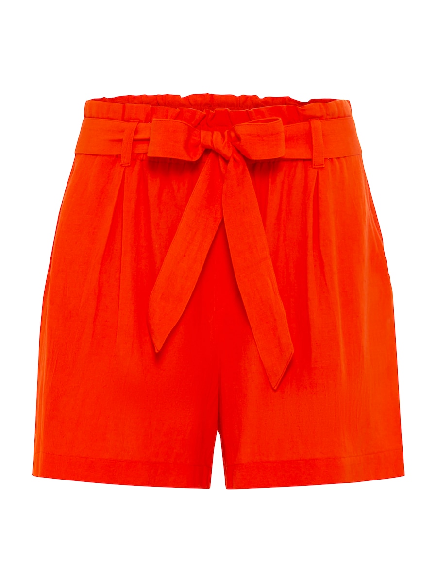 

Свободные плиссированные брюки LASCANA, неоново-красный