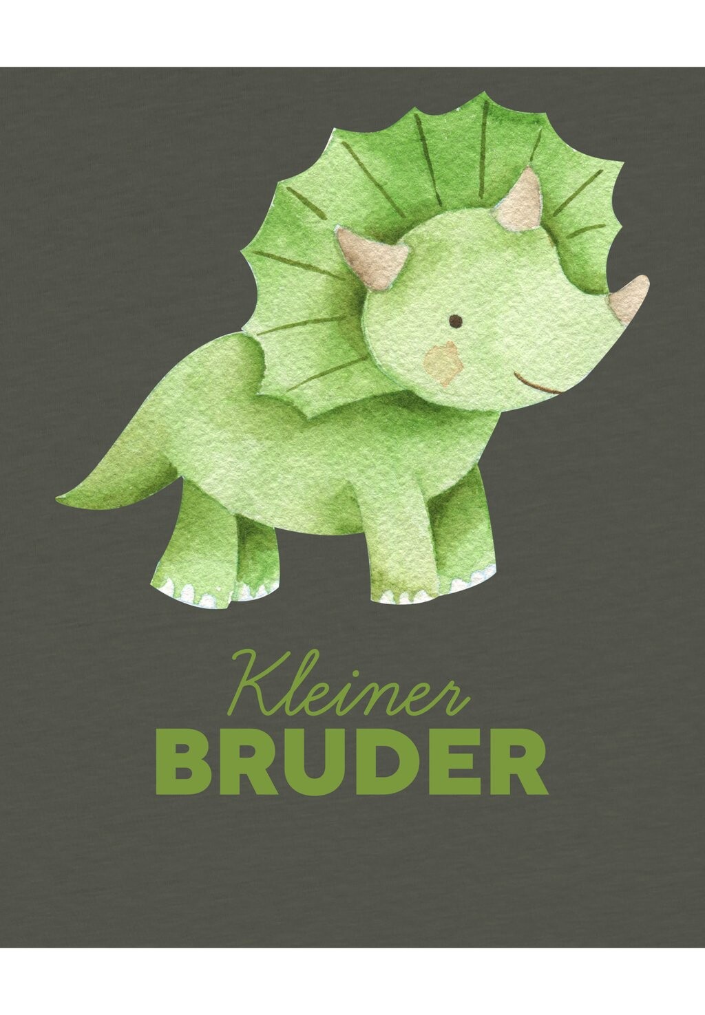 

Принт на футболке Dinosaurier watapparel, хаки