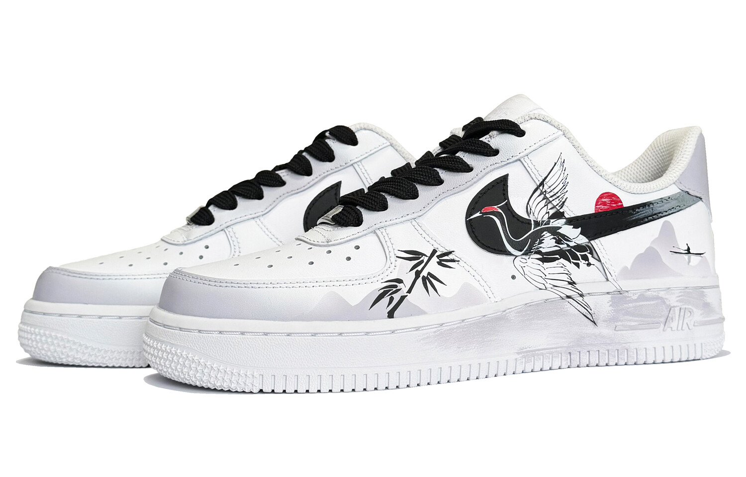 Кроссовки Nike Air Force 1 Skateboarding Shoes Women's Low-top White/gray, светло-серый — фото 3