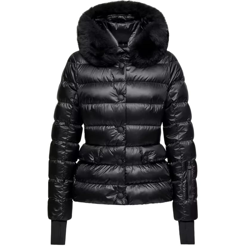 

Пуховая куртка Armoniques с меховой отделкой Moncler Grenoble, черный
