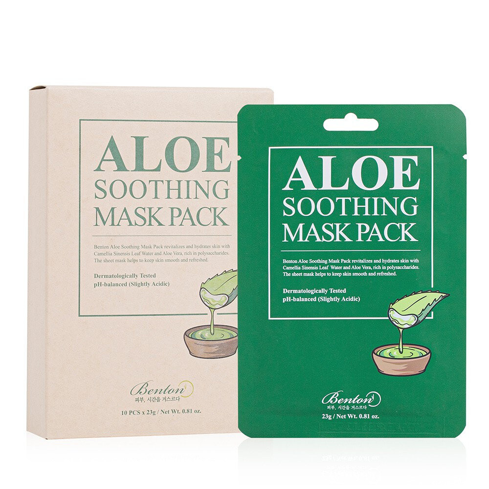 

Тканевые маски Benton с алоэ Aloe Soothing Mask - 10 шт
