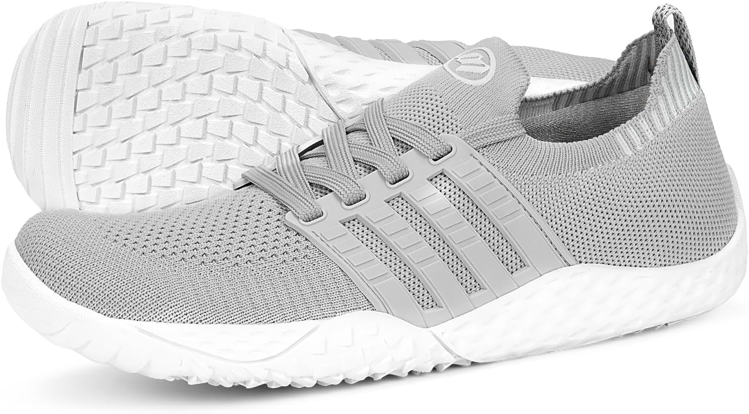 

Женские босоножки с широким носком, нулевая разница высоты, минималистичные кроссовки, повседневная дышащая обувь для ходьбы, для женщин и мужчин Hi-Y2Kgirls, серый