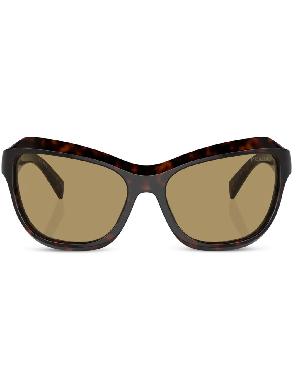

Солнцезащитные очки-пилоты Prada PR A27S Prada Eyewear, коричневый