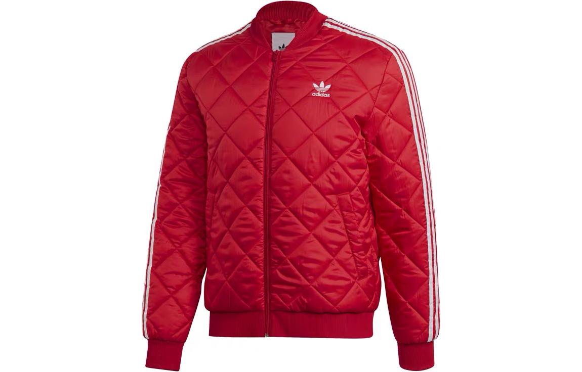 

Стеганая куртка мужская красная Adidas Originals, красный