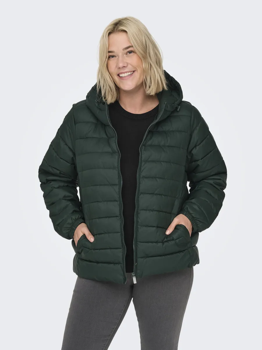 

Стеганая куртка ONLY CARMAKOMA "CARTAHOE HOOD JACKET OTW NOOS", с капюшоном, цвет Rose Brown