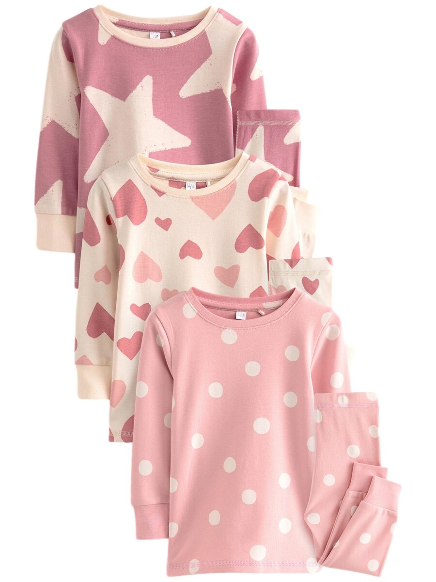 

Пижама Next, цвет Cream/Rose/Dusky pink