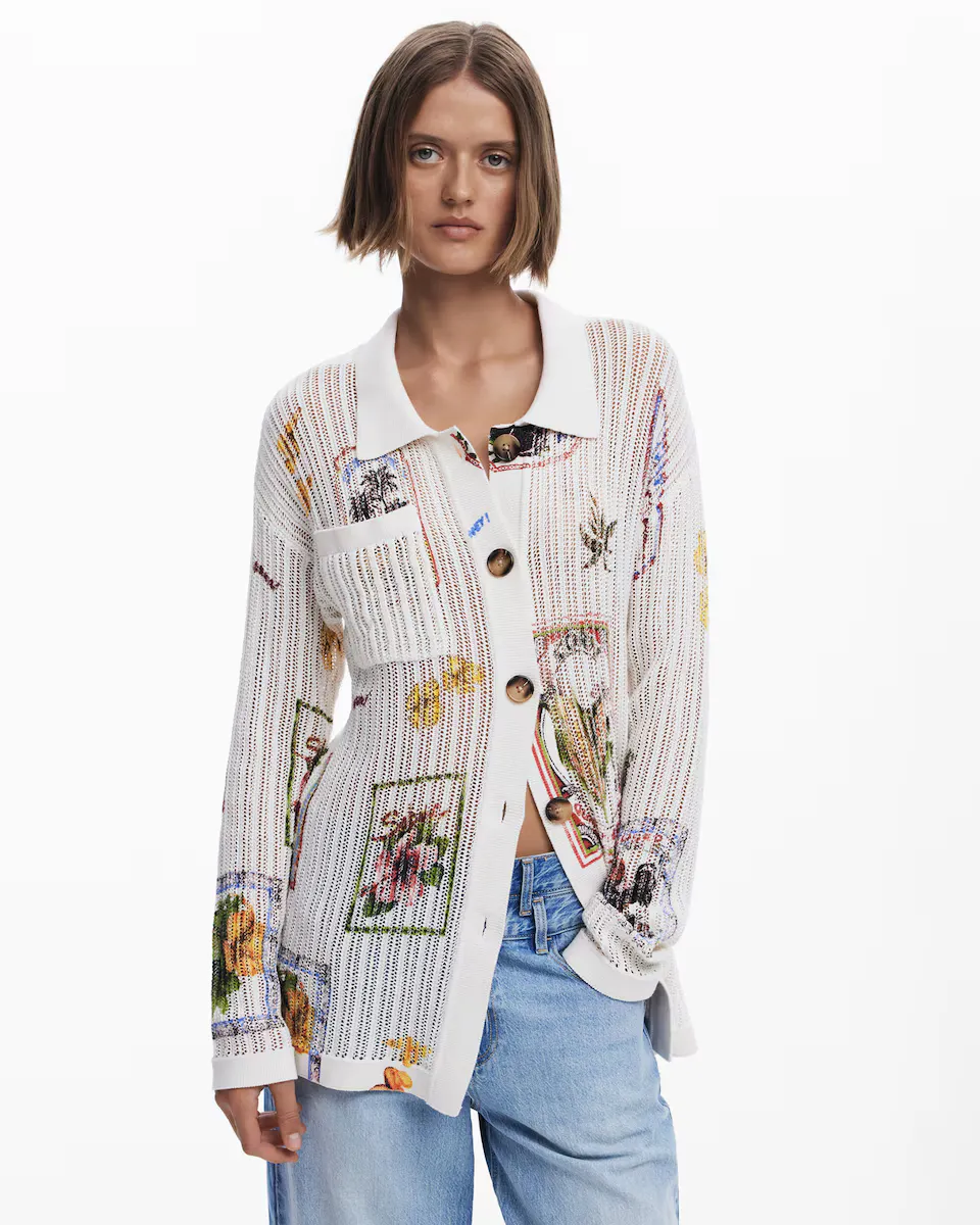 

Марки женских кардиганов Desigual, белый