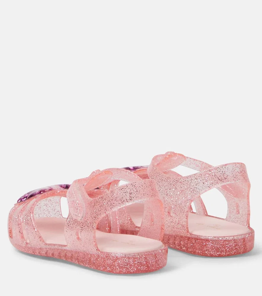 Сандалии Lilo Jelly с блестками Konges Sløjd, розовый — фото 2