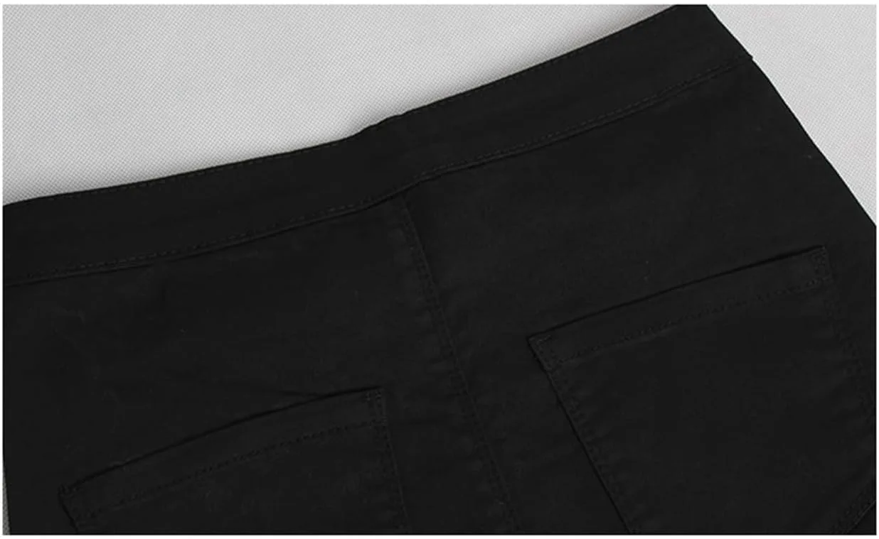 Andongnywell Женские джинсы Slim Fit с вышивкой и цветочным принтом — фото 2