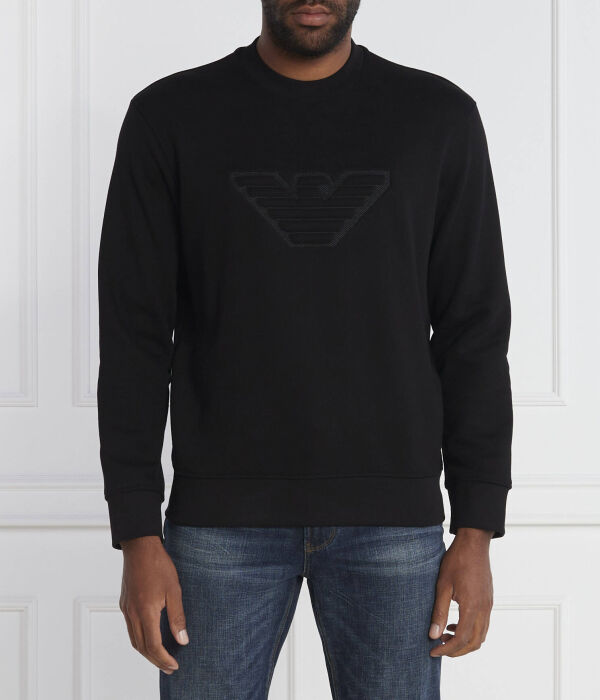 

Свитер Regular fit Emporio Armani, черный