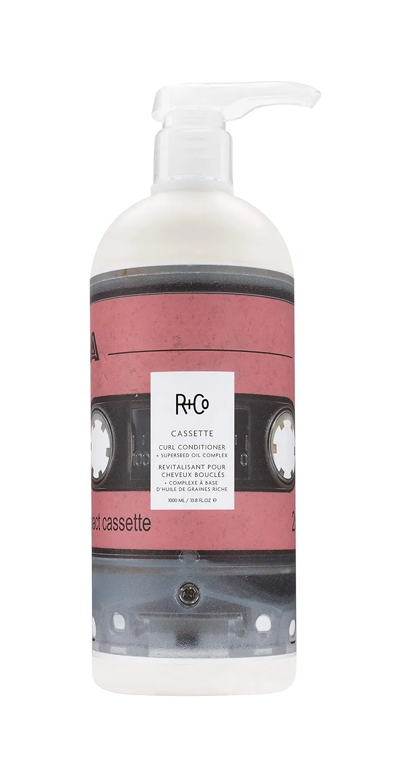Кондиционер для укладки кудрявых волос R+Co Cassette Curl Defining Conditioner + комплекс масел Superseed Oil Complex 1000 мл / 33, 8 унции