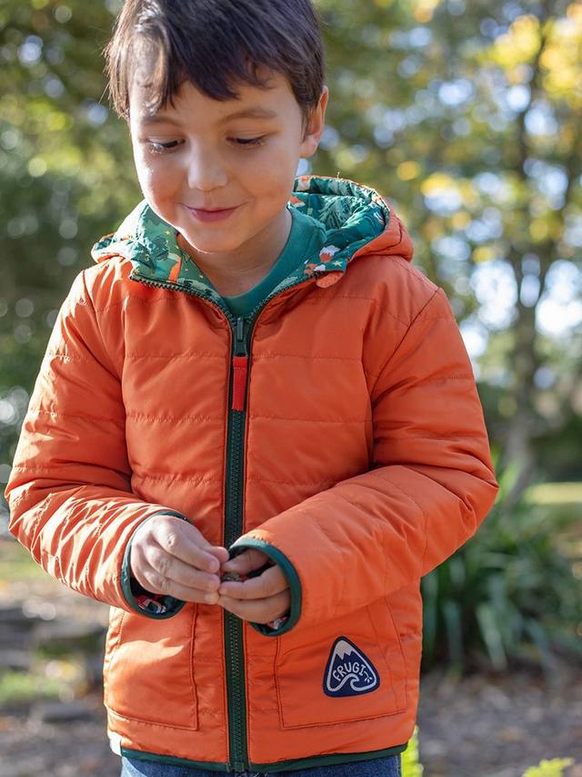 Детская двусторонняя куртка Toasty Trail Frugi, Woods Fox/Squirrel — фото 4