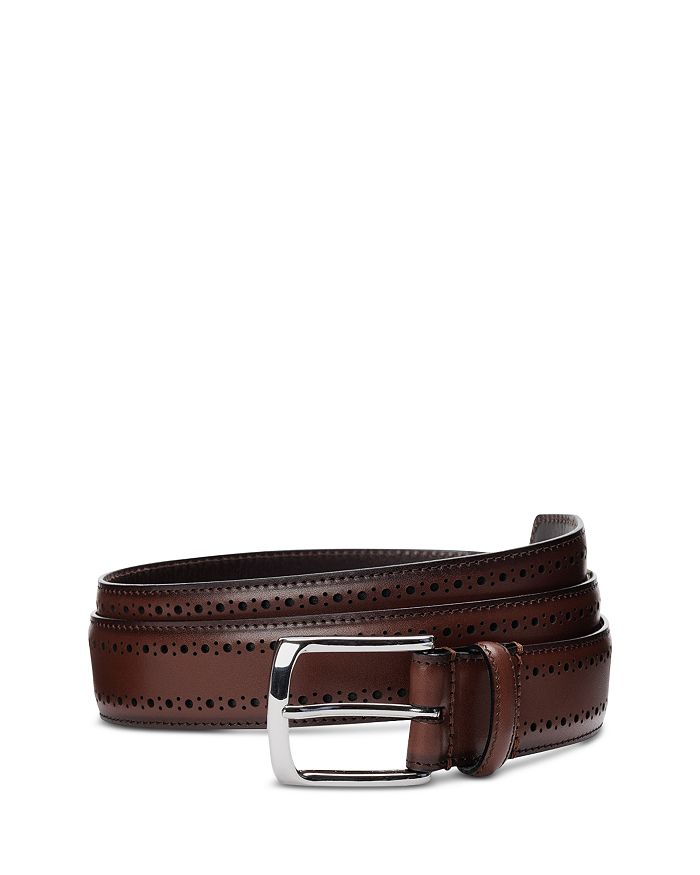 

Мужской кожаный ремень Manistee с эффектом состаренности Allen Edmonds, коричневый