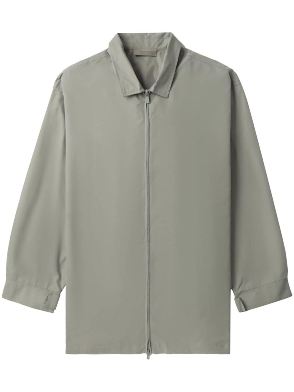 

FEAR OF GOD ESSENTIALS куртка с нашивкой-логотипом, серый