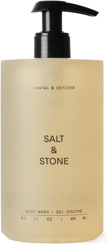 

Salt & Stone - Натуральный гель для душа и мытья тела 450 мл - Сантал и ветивер Inna marka