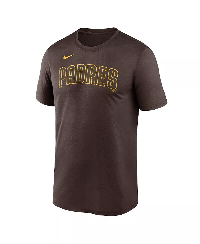 Мужская футболка Manny Machado коричневая San Diego Padres Legend с именем и номером для дома Nike — фото 3