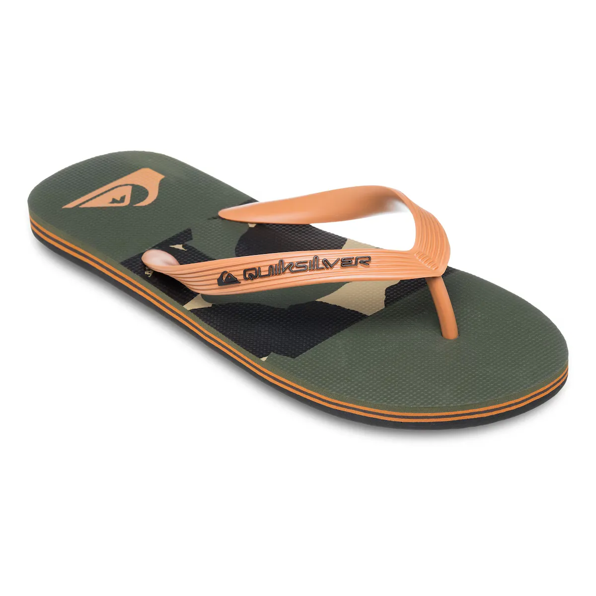 

Мужские шлепанцы Quiksilver Molokai Stripe 25, коричневый