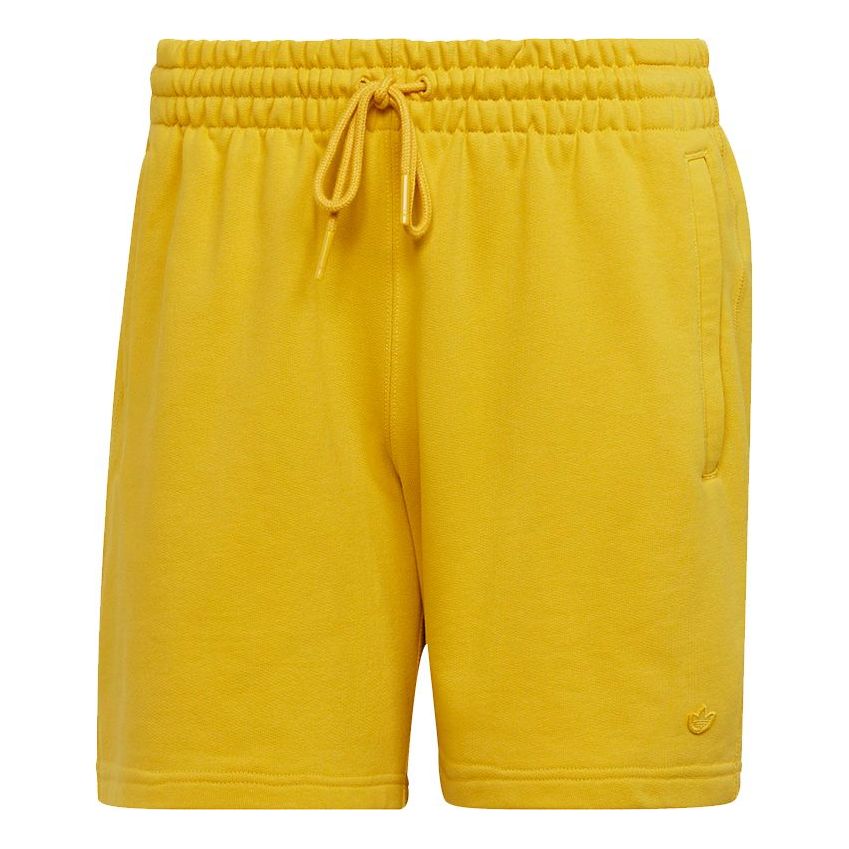 

Шорты adidas originals C Short Ft Solid Color Lacing Sports Shorts Yellow HF6369
