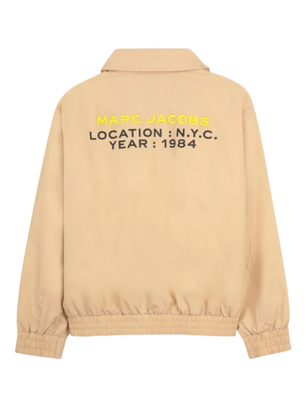 Куртка с нашивкой-логотипом и воротником Marc Jacobs Kids, нейтральный — фото 2