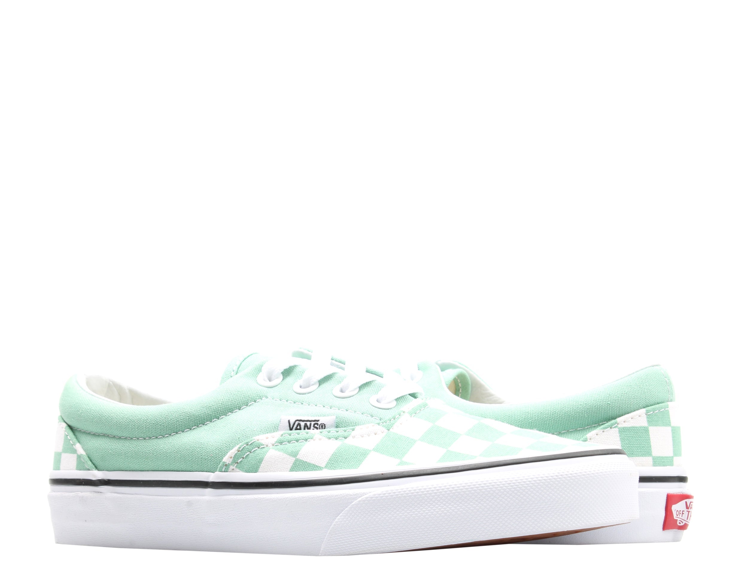 

Кроссовки Vans Era Checkerboard Neptune Green/True White Low Top VN0A38FRVOV