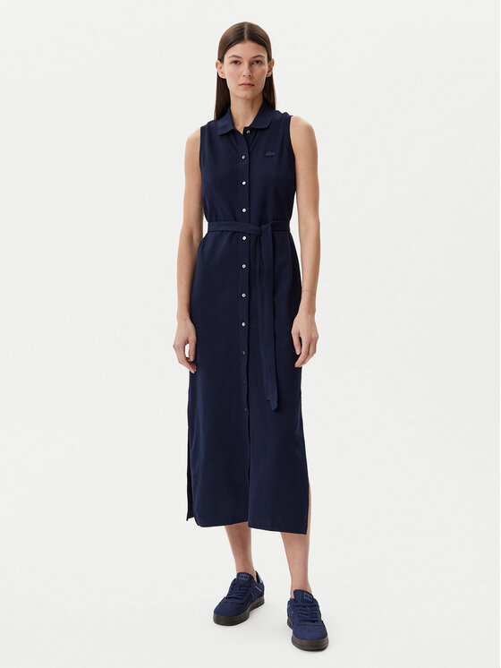 

Платье-Рубашка стандартный крой EF1107 Lacoste, синий
