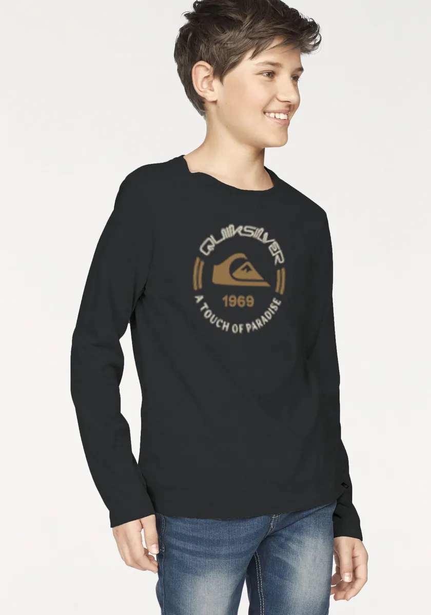 

Рубашка Quiksilver с длинными рукавами "CIRCLE LOGO LS YOUTH", черный