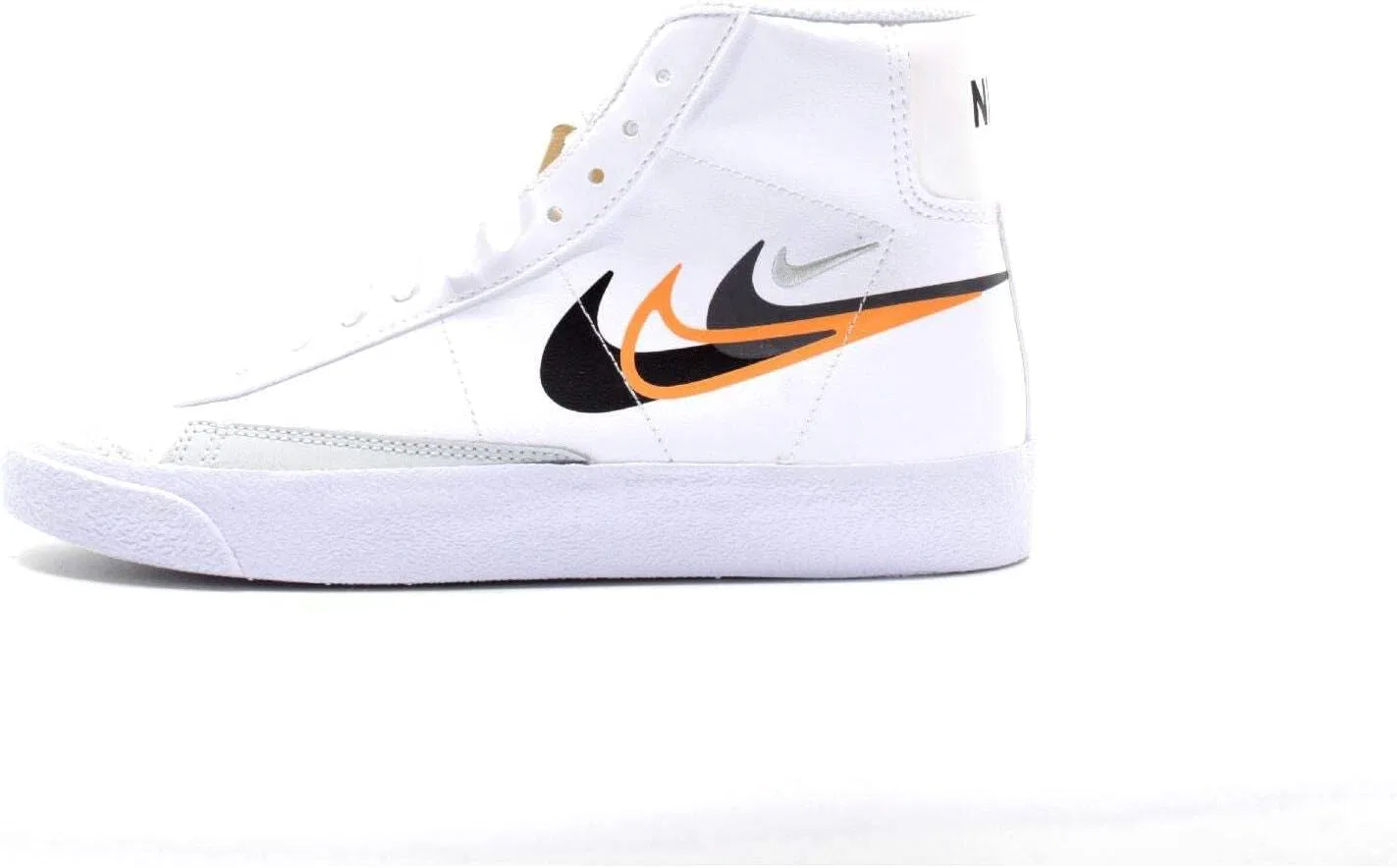 Кроссовки Nike Blazer Mid NN (GS) FN7788 100, White Black Bright Mandarin