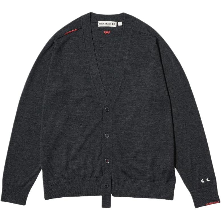 Топ UNIQLO из коллаборации Anya Hindmarch x Knitwear, темно‑серый — фото 3