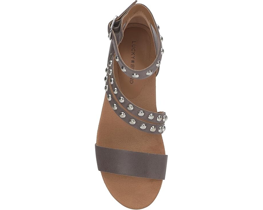 Туфли Lucky Brand Piah Studded Heeled Sandal, цвет Chocolate — фото 2