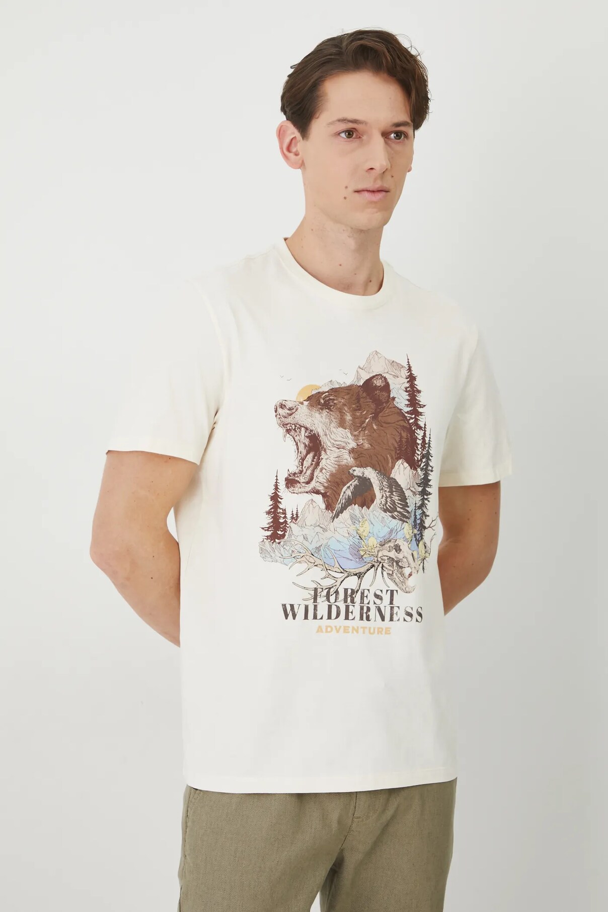 

Футболка из хлопка Medicine, бежевый