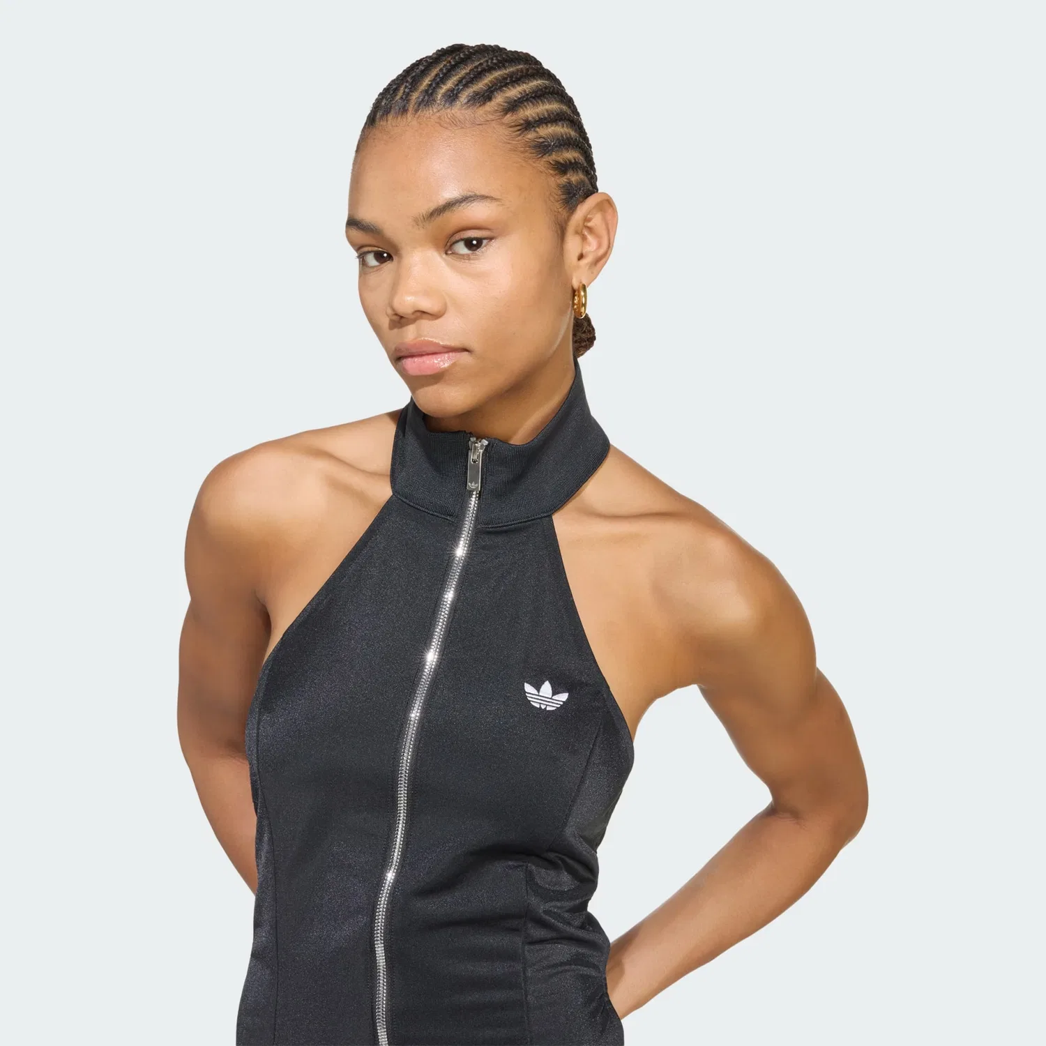 Платье Adidas Originals черного цвета — фото 4