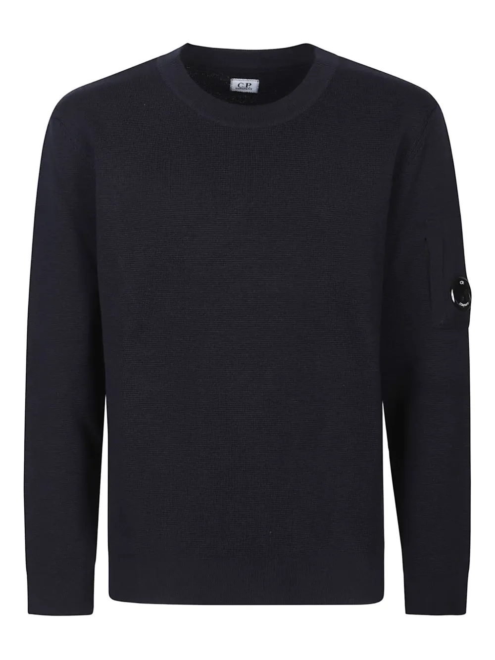 

Шерстяной свитер с декором Lens C.P. Company, синий