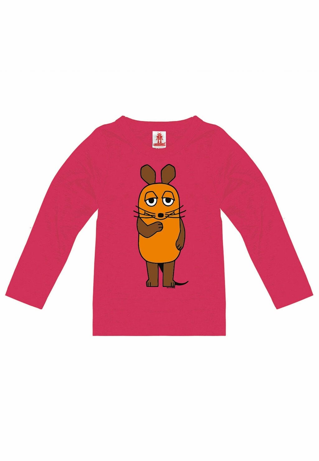 

Рубашка с длинным рукавом LANGARM DIE SENDUNG MIT DER MAUS DIE MAUS LOGOSHIRT, цвет pink