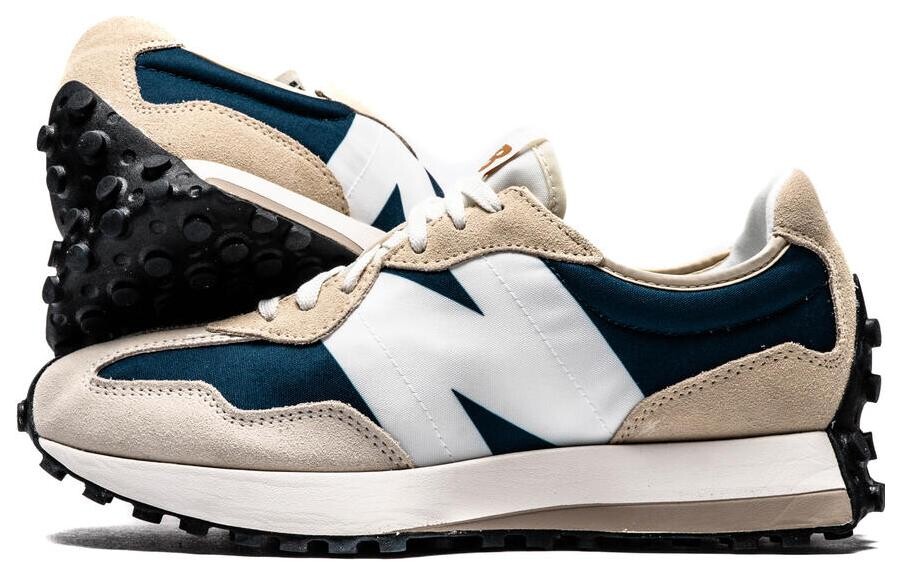 Кроссовки New Balance NB 327, бежевый/темно-синий — фото 3