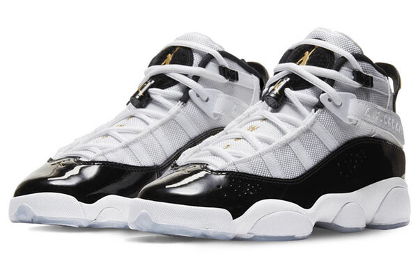 Кроссовки 6 колец Air Jordan, белый — фото 3