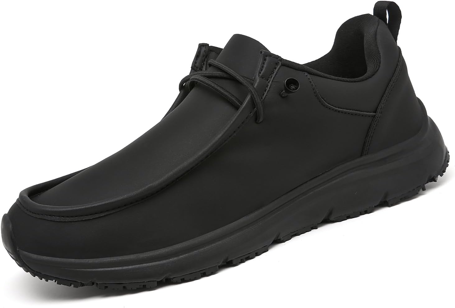 

Улогу водонепроницаемые туфли с противоскользящей подошвой для мужчин и женщин, маслобойкие лоферы без шнурков для шеф-поваров, кухни, ресторанов и общественного питания Ulogu, черный