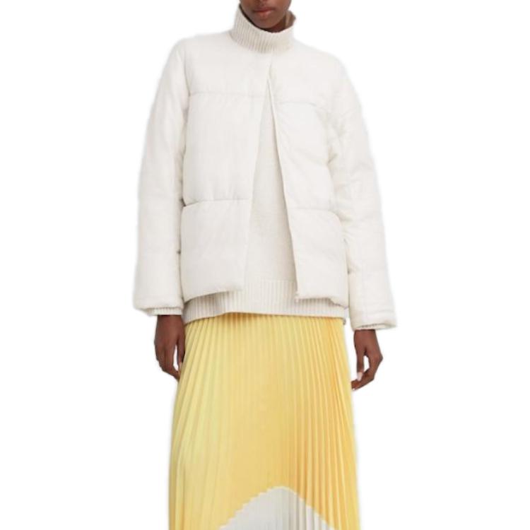 UNIQLO Пуховик Clare Waight Keller совместной коллекции женский цвет слоновой кости, Ivory — фото 4