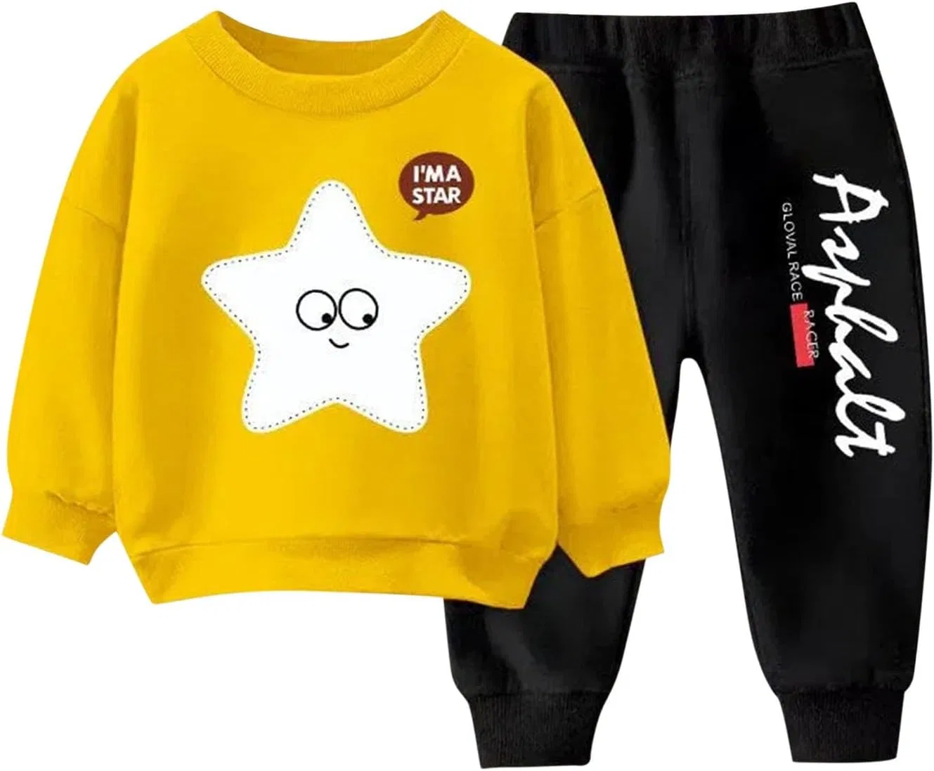 Детский спортивный костюм K-433 Mustard Yellow