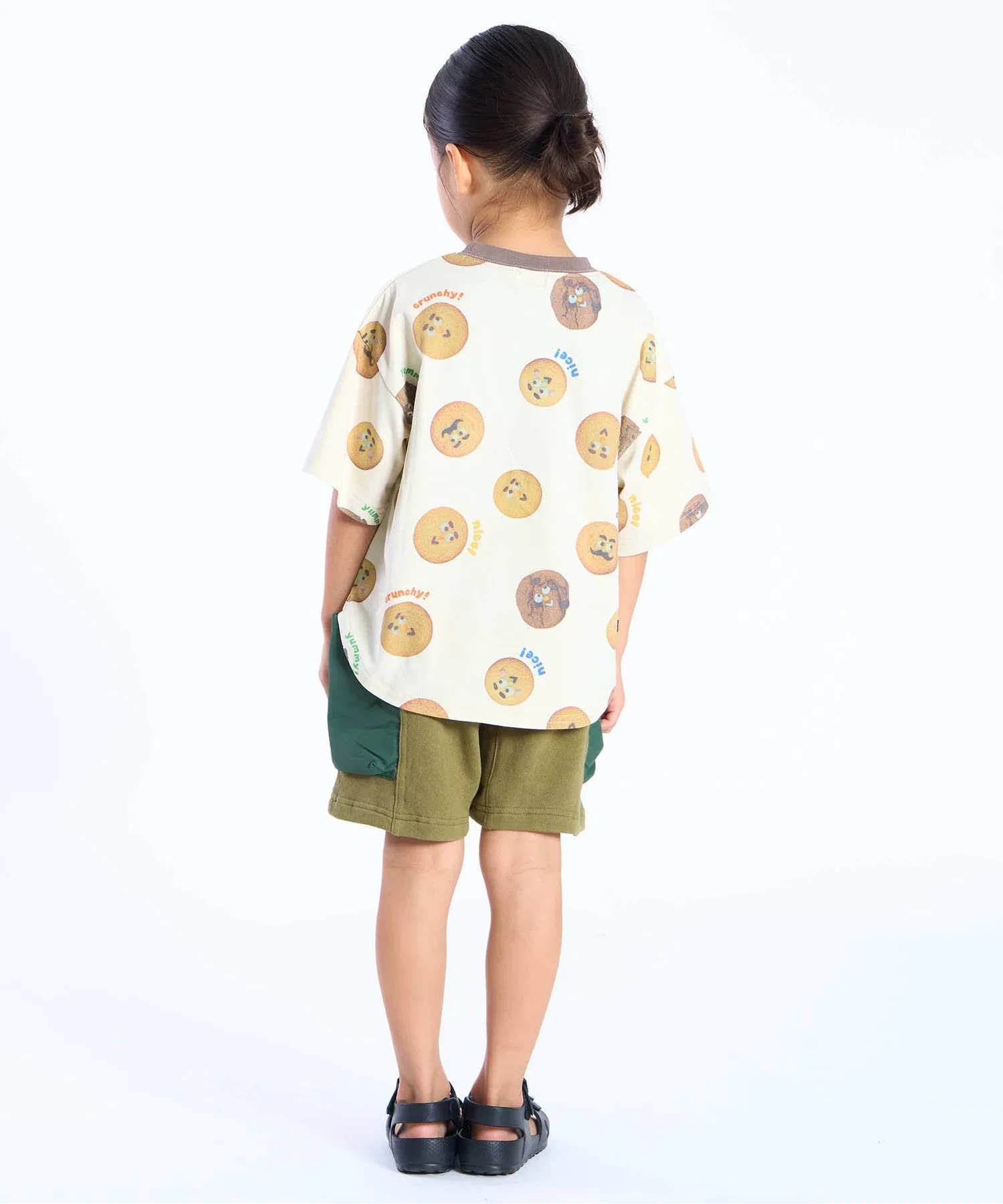 Детские шорты F.O.KIDS Good Tough сине-зелёные — фото 4