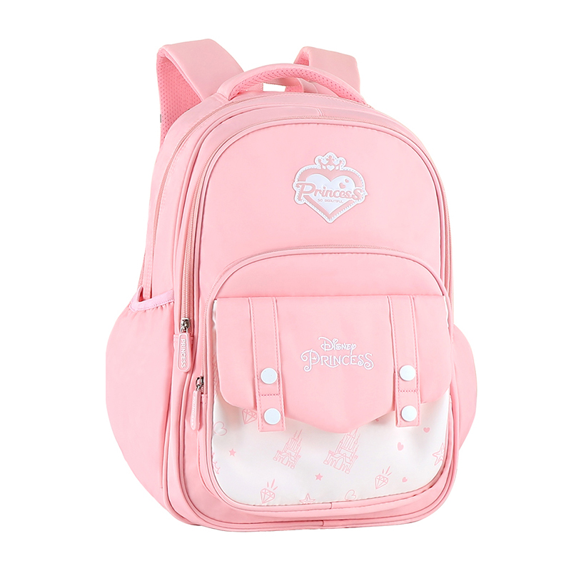 

Disney Студенческий рюкзак из полиэстера средний розовый зеленый фиолетовый, Pink