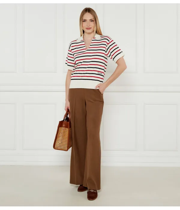 Футболка поло Loose fit Tommy Hilfiger, бежевый — фото 2