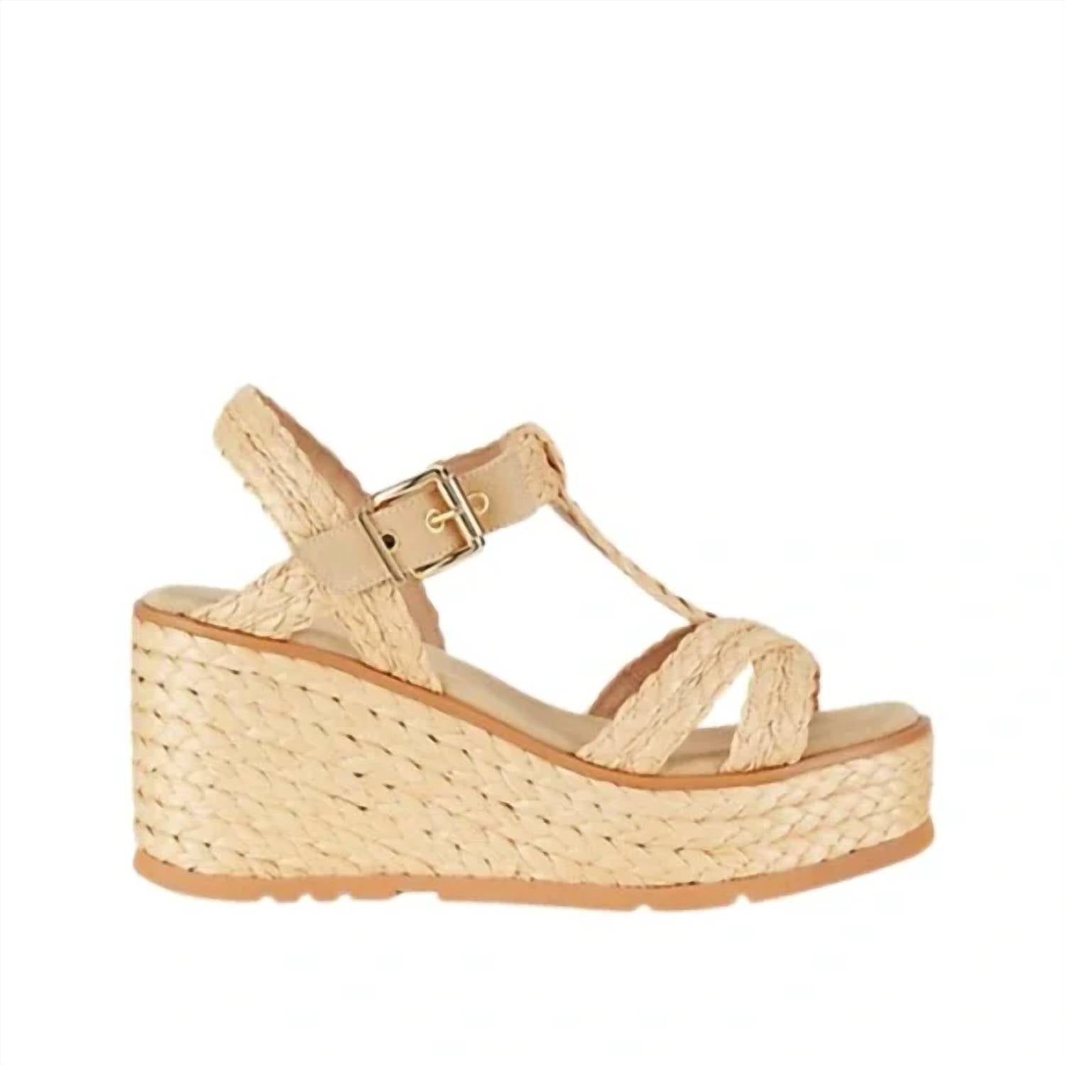 Женские босоножки на танкетке Panna в цвете Light Nude SCHUTZ, Light Nude