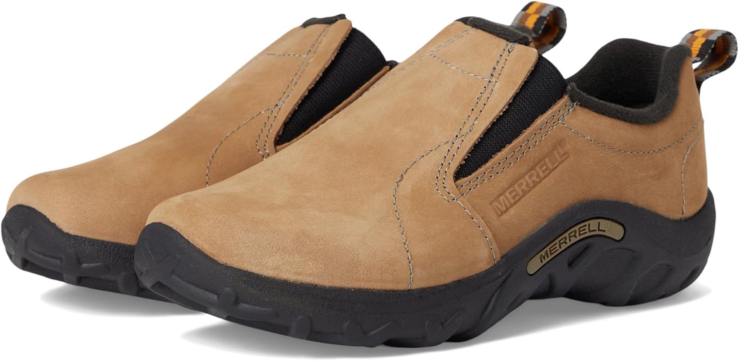 Детские кожаные кроссовки Jungle Moc Merrell, коричневый — фото 2