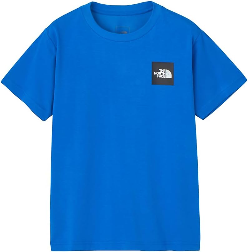 

Футболка с коротким рукавом The North Face с небольшим квадратным логотипом, защитой от УФ-излучения, для детей и малышей, синий
