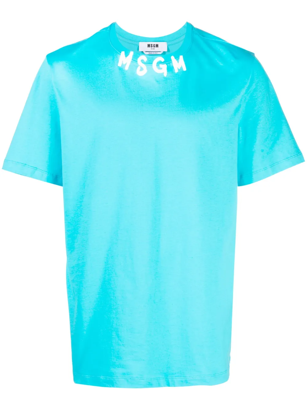 

Футболка с логотипом MSGM, синий