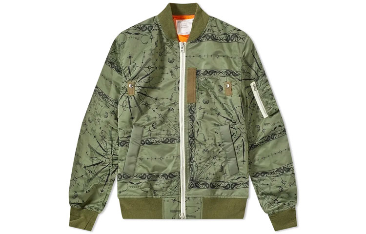 

Sacai Куртка армейского зеленого цвета, Army Green